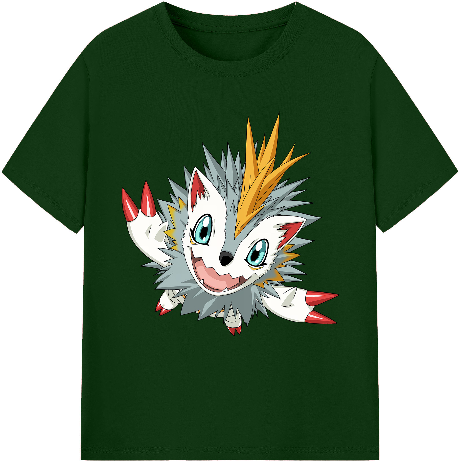 （画像用） Digimon デジタルモンスター/デジモン 綿100％半袖Tシャツ（フロントプリント）